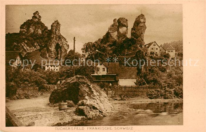 Tuechersfeld Panorama Felsformationen