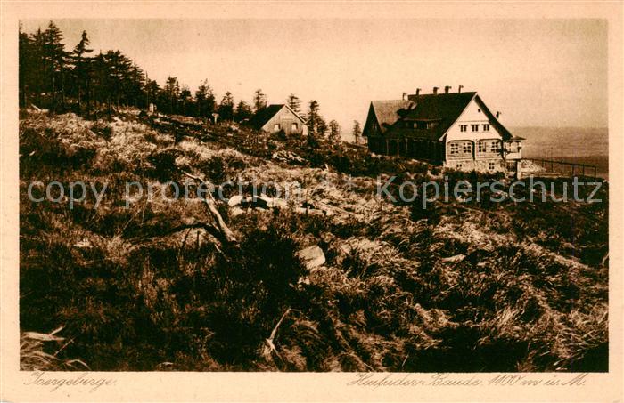 Isergebirge Jizerske Hory CZ Heufuderbaude bei Flinsberg