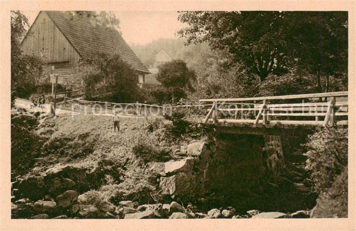 Hain Giersdorf Riesengebirge Podgorzy PL Bruecke Baude