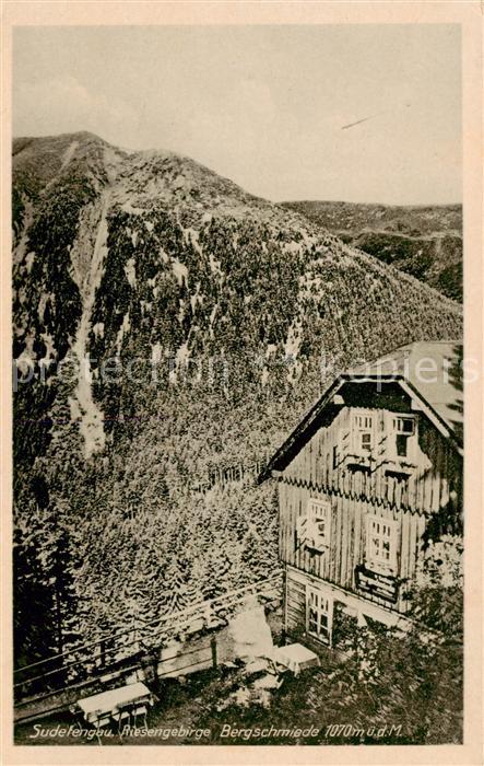 Riesengebirge Krkonose Karkonosze Bergschmiede im Sudetengau