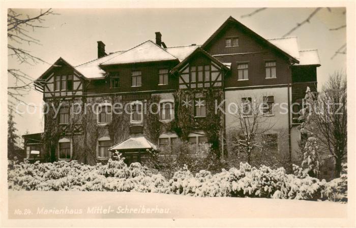 Mittel-Schreiberhau Szklarska Poreba Riesengebirge PL Marienhaus
