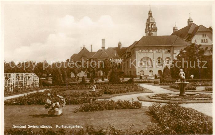 Swinemuende Swinoujscie Kurhausgarten