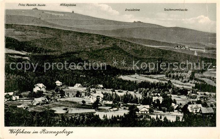Wolfshau Riesengebirge PL Panorama