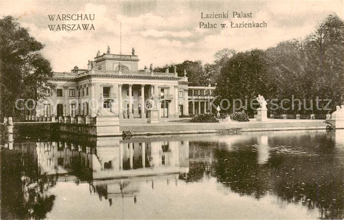 Warszawa Lazienki Palast