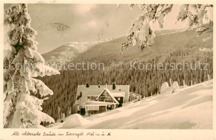 Riesengebirge Krkonose Karkonosze Alte schlesische Baude