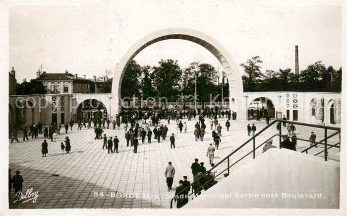 Bordeaux 33 Stade Municipal Sortie cote Boulevard