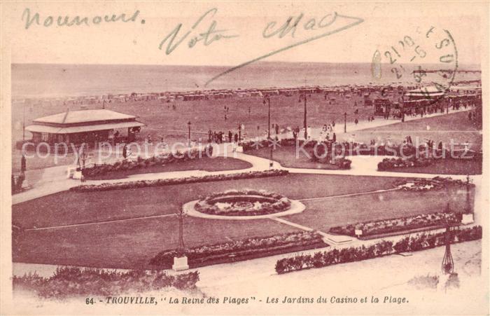 Trouville-sur-Mer La Reine des Plages Les Jardins du Casino et la Plage