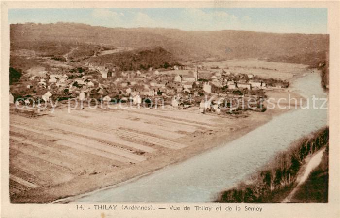 Thilay 08 Ardennes Vue de Thilay et de la Semoy