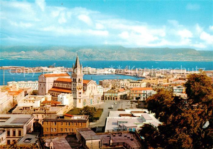Messina Sicilia Panorama con la Cattedrale