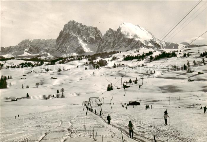 Dolomiti  Dolomiten IT Alpe di Siusi Col Sassolungo