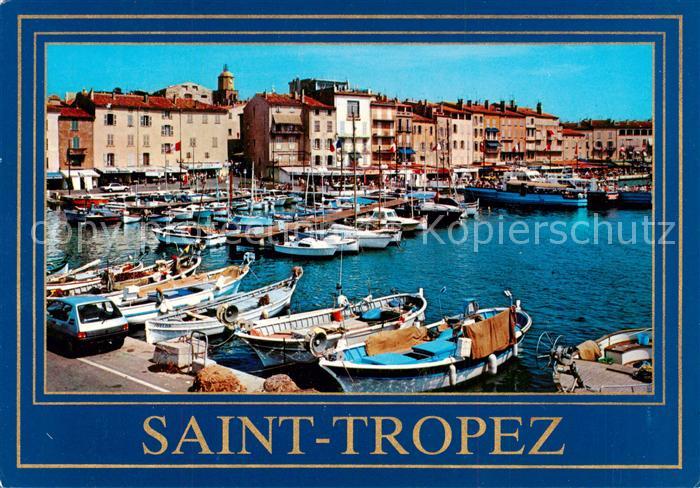 Saint Tropez Var Barques de peche au port Quai Frederic Mistral et Quai Jean Jau