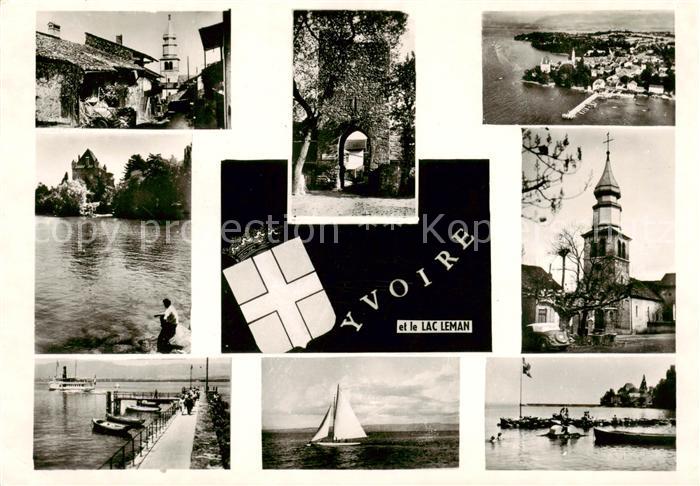 Yvoire 74 Haute-Savoie Lac Leman Village medieval Vue d ensemble