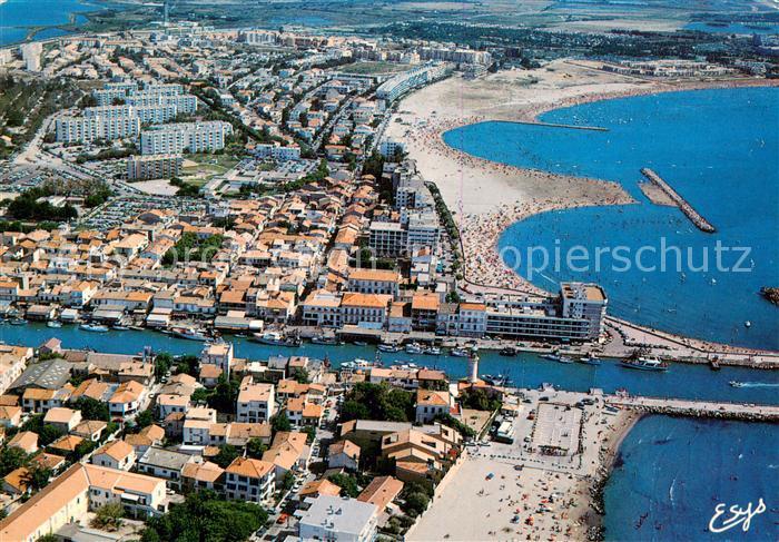 Le Grau-du-Roi 30 Gard La plage de la Rive Droite et le Boucanet Vue aerienne