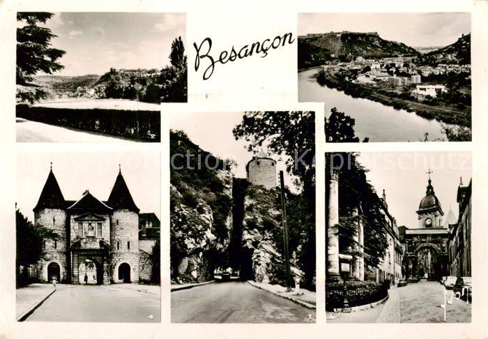 Besancon Doubs Porte Tallee Promenade Micaud La Citadelle et le Doubs Porte Rivo