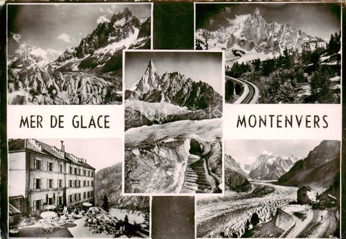Montenvers Chamonix 74 Haute-Savoie Mer de Glace Vue partielle