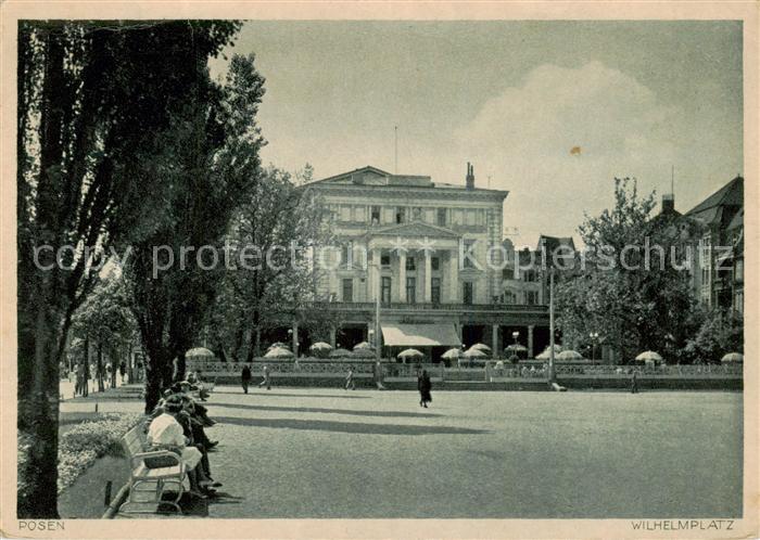 Posen Poznan Altes Stadttheater am Wilhelmsplatz