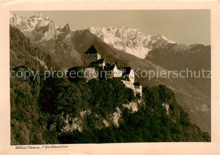 Vaduz Liechtenstein FL Schloss Vaduz