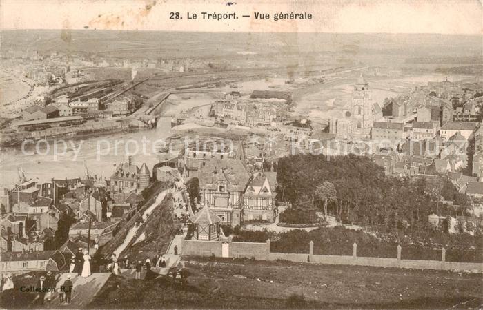 Le Treport 76 Vue generale aerienne