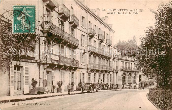Plombieres-les-Bains Vosges Grand Hotel de la Paix