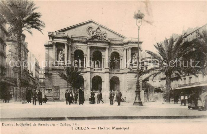 Toulon -sur-Mer 83 Var Theatre Municipal