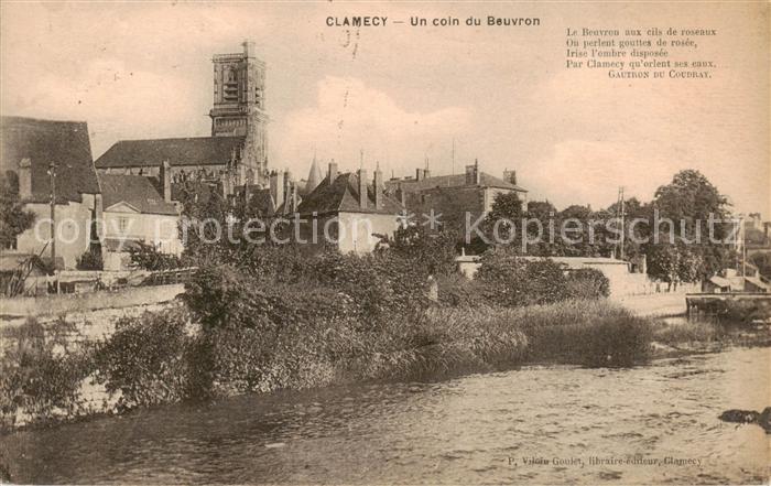 Clamecy 58 Nievre Un coin du Beuvron