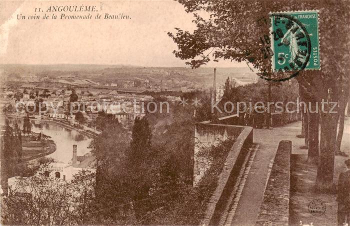 Angouleme 16 Charente Un coin de la Promenade de Beaulieu