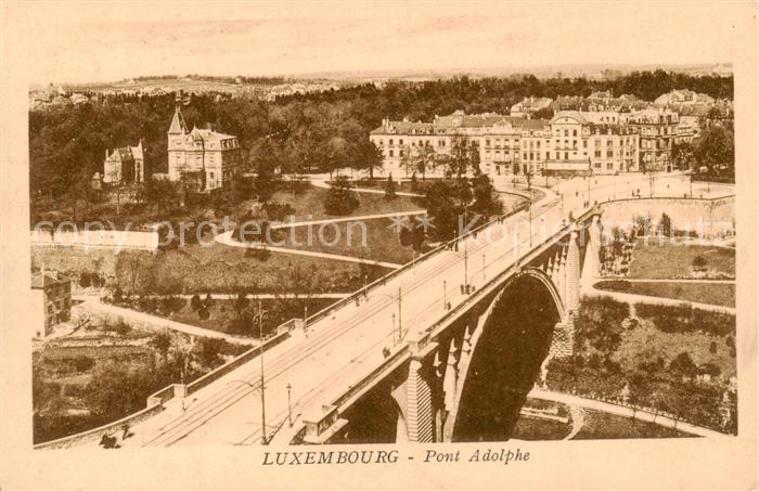 Luxembourg  Luxemburg Pont Adolphe