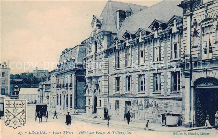 Lisieux 14 Place Thiers Hotel des Postes et Telegraphes