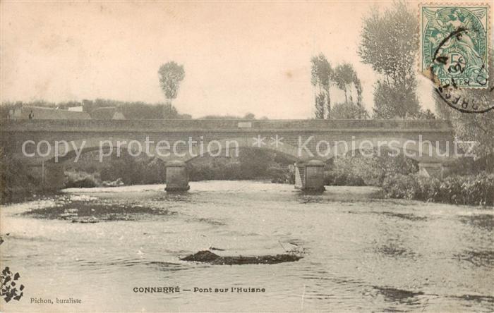 Connerre 72 Sarthe Pont sur l Huisne