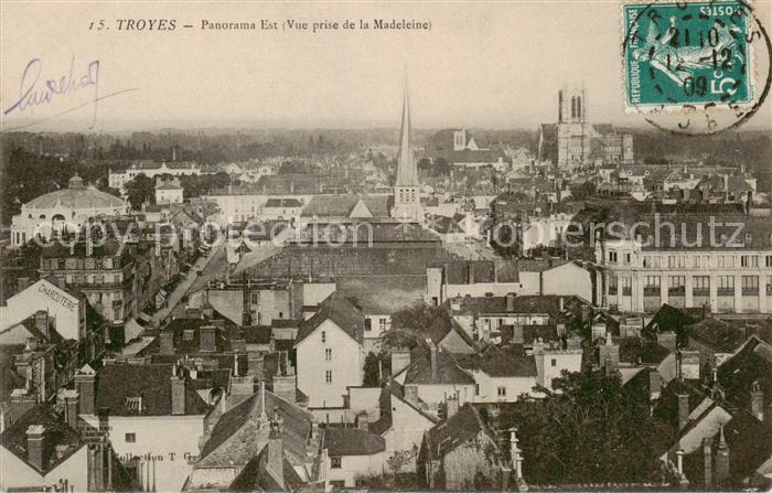 Troyes 10 Panorama Est Vue prise de la Madeleine