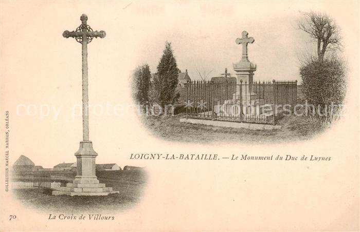 Loigny-la-Bataille 28 Eure-et-Loir Le Monument du Duc de Luynes La Croix de Vill