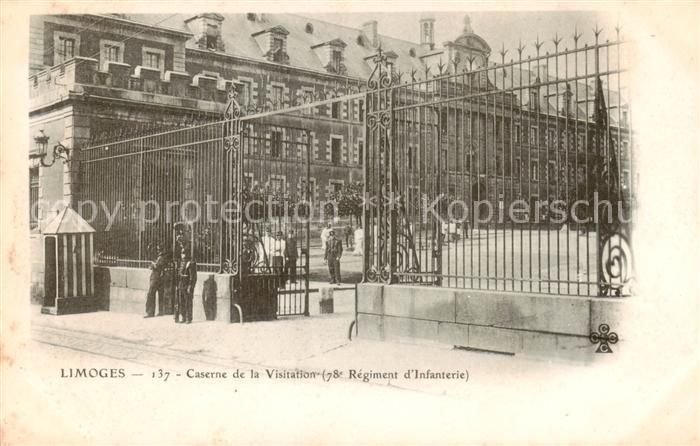 Limoges 87 Caserne de la Visitation 78e Regiment d Infanterie