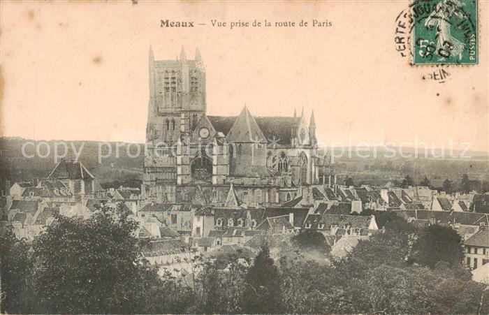 Meaux 77 Vue prise de la route de Paris