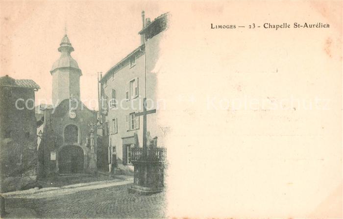 Limoges 87 Chapelle St Aurelien