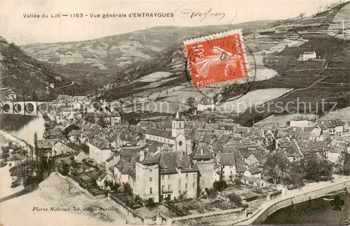 Entraygues-la-Jolie Vallee du Lot Vue generale d Entraygues