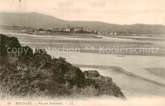 Hendaye 64 Vue sur Fontarabie