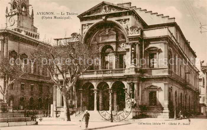 Avignon 84 Vaucluse Le Theatre Opera Municipal