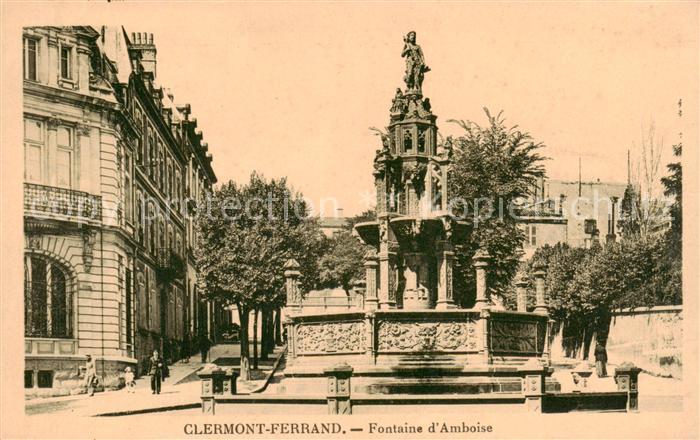Clermont  63-Ferrand Fontaine d Amboise