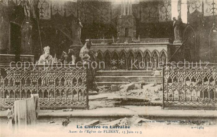 Flirey 54 Meurthe-et-Moselle Autel de l’Eglise de Flirey