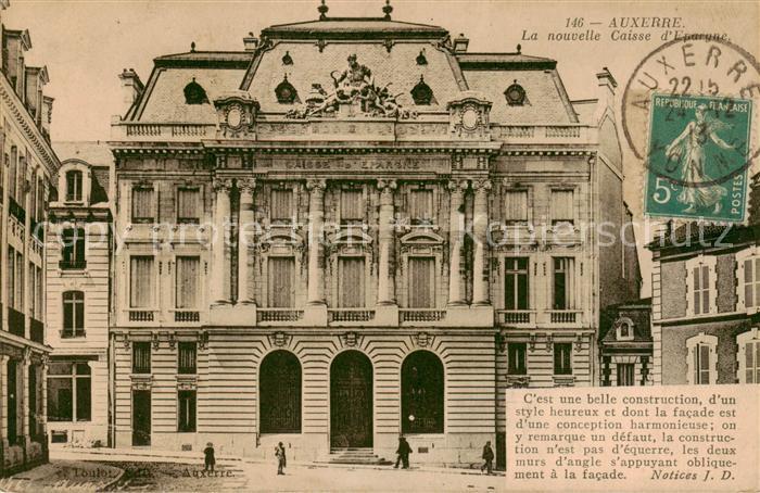 Auxerre 89 La nouvelle Caisse d Epargne