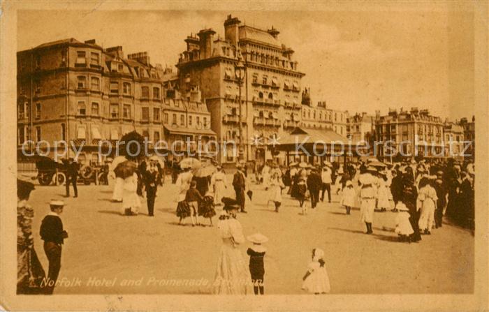 Brighton  East Sussex UK Norfolk Hotel and Promenade