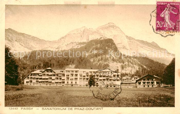 Passy Bonneville 74 Haute-Savoie Sanatorium de Praz Coutant