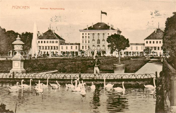 Muenchen Bayern Schloss Nymphenburg