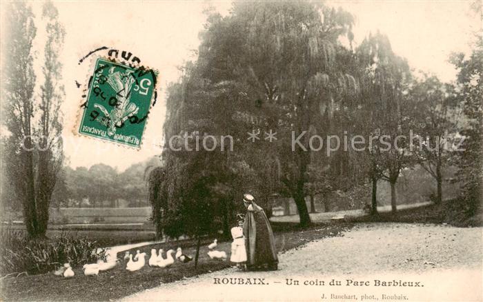 Roubaix 59 Nord Un coin du Parc Barbieux