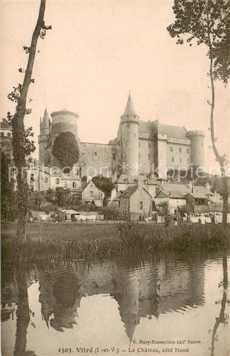 Vitre d Ille-et-Vilaine 35 Le Chateau cote Nord