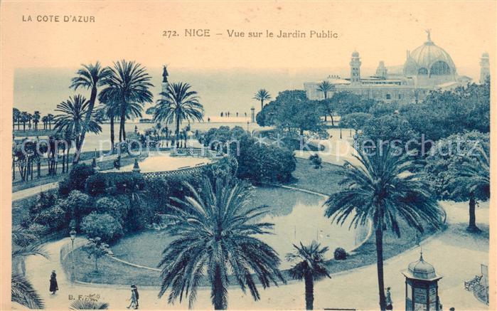 Nice  06 Nizza Vue sur le Jardin Public