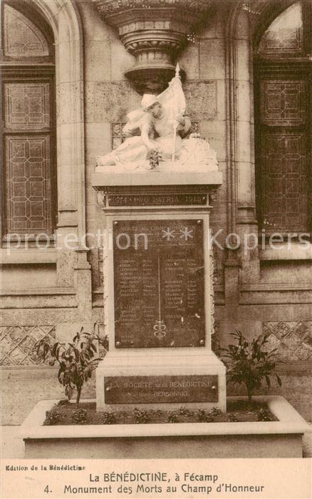Fecamp 76 La Benedictine Monument des Morts au Champ d Honneur