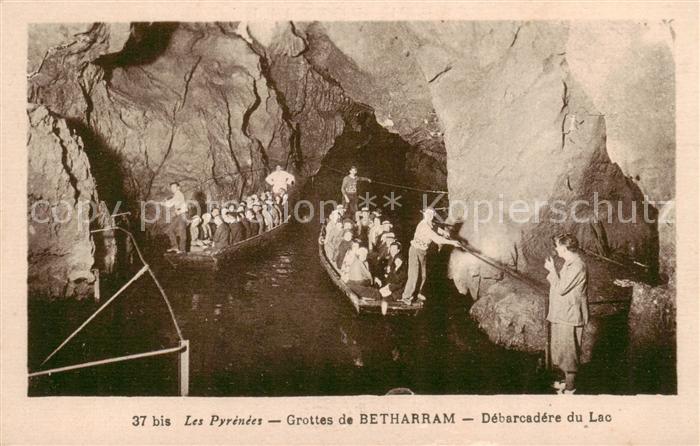 Betharram-Lestelle Grottes de Betharram Debarcadere du Lac