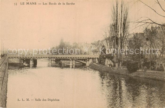 Le Mans Sarthe Les Bords de la Sarthe Salle des Depeches