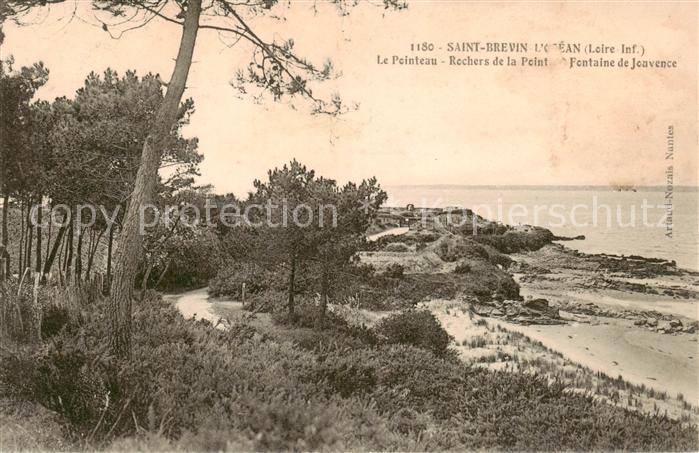 Saint-Brevin-l Ocean Loire Atlantique Le Pointeau Rochers de la Point Fontaine d